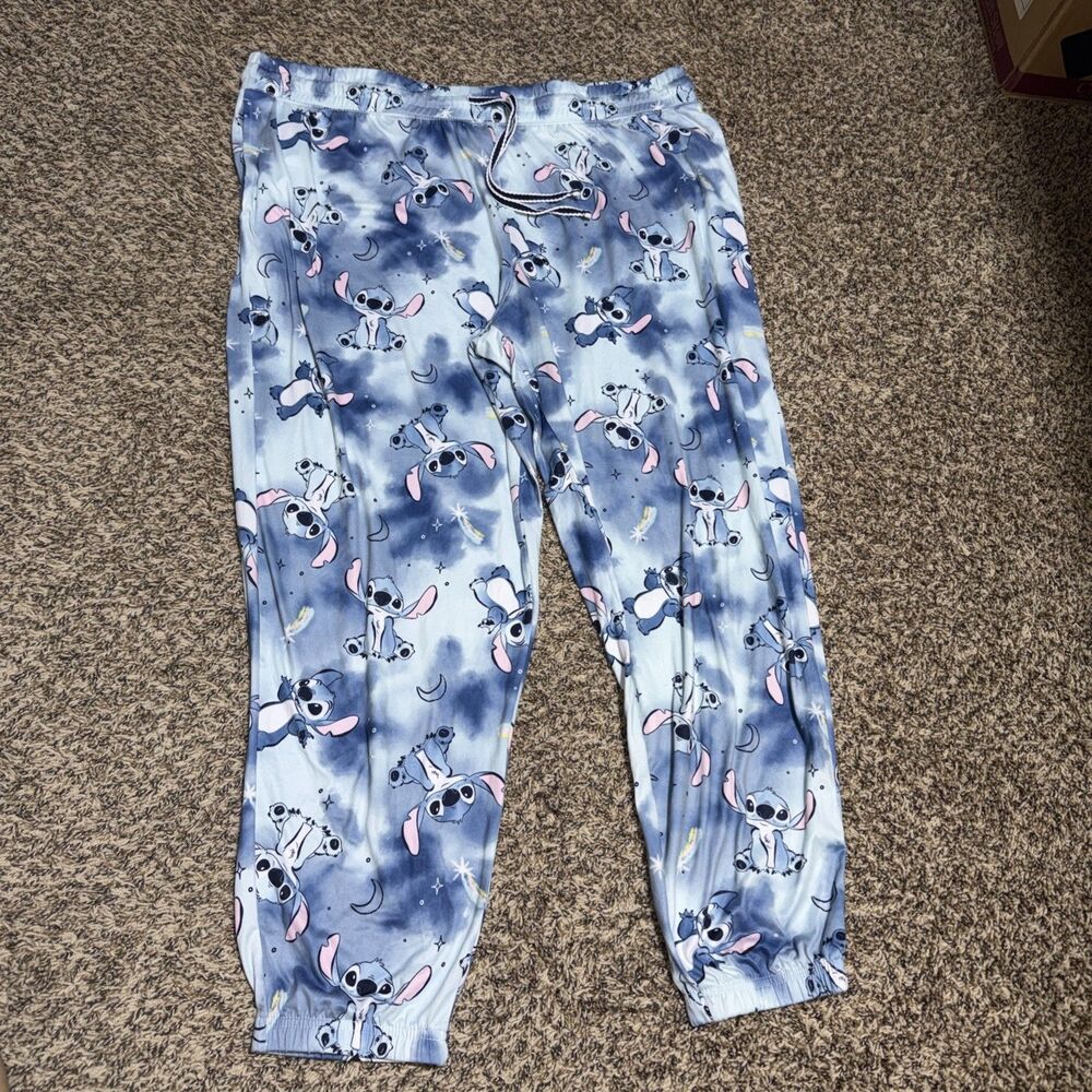 Stitch rainbows jogger PJs 2XL